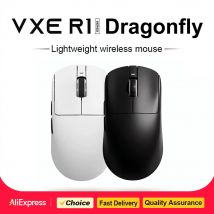 Ratón para juegos ATK VXE R1 Pro MAX Dragonfly R1 e-sports recargable PAW3395 ratón inalámbrico ergonómico ligero 2,4G