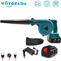 Ventilatore senza fili Aspirapolvere Soffiatore d'aria per soffiaggio di polvere Collettore di polveri per computer Funzionamento manuale Utensile elettrico per batteria Makita 18V