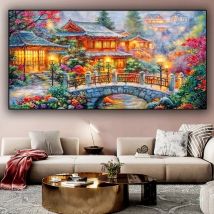 Fantasie ländliche Herbst Senery Diy Diamant Malerei neue voller Diamant Stickerei Kreuzstich Kit Mosaik Strass Home Art