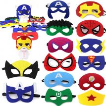 10 pz/lotto Disney Halloween Maschere da Supereroe Natale Festa di Compleanno Vestire Maschera Cosplay Per I Bambini Bambini Bomboniera Regalo Mistero
