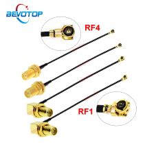 1 Stück SMA auf IPX Jumper 1./4. Generation RF1/RF4 Buchse auf SMA/RP-SMA Buchse WIFI Antennenkabel RF1.13 Verlängerungszopf