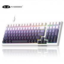 MageGee SKY98 Gaming Mechanical Keyboard Wired Hot Swap 99 Keys Gasket Structure PBT RGB Customized 98% layout For PC Laptop