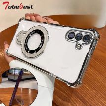 Stoßfeste Beschichtung Magnetische Halterung Magsafe Fall Für Samsung Galaxy A16 A26 A36 A56 A06 A15 A25 A35 A55 A14 A24 A34 A54 4G 5G