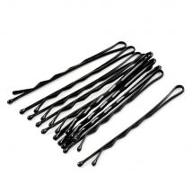 60 teile/karte Professionelle Make-Up Haar Maker Zubehör Runde Kappe Schwarz Haar Clip Bobby Pins Werkzeug Werkzeuge Heißer Verkauf