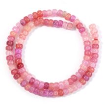 6x4mm Abaco naturale Perle di vetro Pietra piatta rotonda Braccialetti con ciondoli fai da te Perline sfuse per la creazione di gioielli
