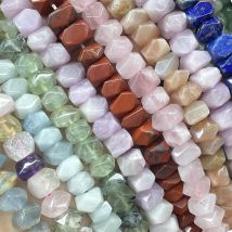 Pietra naturale irregolare ametista quarzo apatite lapislazzuli perline distanziatrici per creazione di gioielli accessori collana braccialetto fai da te