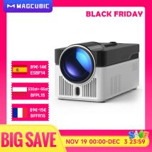 Proiettore Magcubic HY450 a ottica ultra corta con offset automatico 1080P 8K Messa a fuoco elettronica 900 ANSI WiFi6 BT5.4 Allwinner H716 Voice