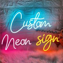 Letrero LED de neón personalizado, decoración de boda, fiesta de cumpleaños, decoración de habitación, dormitorio, Bar, tienda, luz de neón, letrero Led, regalo personalizado