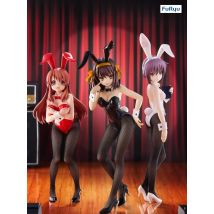 Judai 27 cm Original Furyu BiCute Bunnies The Melancholy of Suzumiya Haruhi Asahina Mikuru Nagato Yuki Bunny Girls Actionfigur