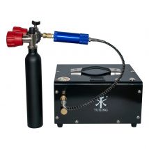 TUXING TXET061 Compressore d'aria PCP 4500Psi Compressore portatile ad alta pressione 300Bar con alimentatore per veicolo per pistola ad aria compressa subacquea
