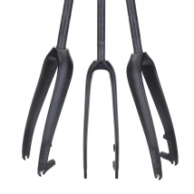 MTB Fork Full Carbon Fiber Bike Front Fork26/ 27.5 Rigid Bicycle Fork Straight Tube 430g Carbon Lightweight Bike Fork