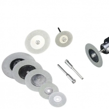 Jrealmer 10pcs/bag 16-60mmm Diamond Cutting Discs For Rotary Tool Dremel Stone Blade