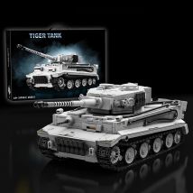Militär 1:28 Tiger Schwere Panzer Gebäude Modell WW2 Ziegel Sets Kreative Blöcke Spielzeug Festival Geschenk Für Jungen Kinder Erwachsene 1600 + stücke