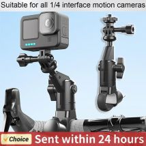 Motorrad Fahrrad halter 360 rotierende Kamera Ein beins tativ halterung für insta 360 x2 x3 x4 go pro 12 11 10 dji Action Kamera Zubehör