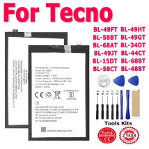 Batterie für tecno camon funken pova phantom neo pop 16 2 4 5 6 7t 8 9 12 15 16 17 18p ce9 cg6 kf6 lc7 lc8 cg8 BL-15DT pro