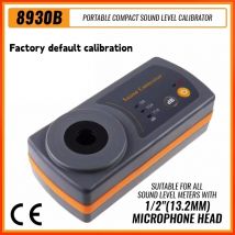 Professional Acoustic Sound Level Calibrator 94dB 104dB 114dB Decibel Meter Calibration Tool for 1/2 Inch (13.2mm) Microphones