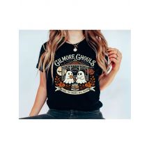 Gilmore Ghouls Stars Hollow Shirt Halloween Fall Vibes T-shirt Autumn Festival Spooky Gilmore Girls Fan Gifts Ghost Y2k Clothes