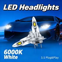 2Pcs 22000LM H1 H4 H7 H11 9005 9006 HB3 HB4 LED Headlights Bulb CSP 3570 Car Headlamps Auto Mini Canbus H7 Led Bulbs 6000K 12V
