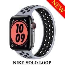 Solo Loop Armband für Apple Uhren armband 44mm 40mm 45mm 38 42 elastisches Silikon armband Zubehör iwatch serie se 6 7 8 9 ultra 49
