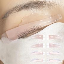 Libeauty 4 Pairs J&C Curl Silicone Eyelash Perm Pads Sticky Lashes Rods Shield Lifting 3D Eyelash Curler Accessories Makeup Tool