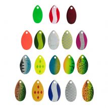 5 stücke Angeln Spinner Klinge Indiana Klinge für Spinner bait Zander Rig Crawler Geschirr Forelle Lachs Köder Herstellung Lieferungen