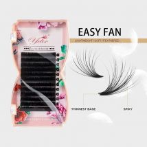Yelix M Curl Easy Fan Lashes Bloom Individuelle Wimpernverlängerung Faux Nerz Wimpern Weiche natürliche Wimpernverlängerung Volumen Auto Fans