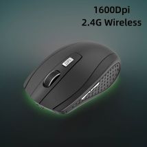 Portable Wireless Mouse 2.4G 1600DPI Ergonomics Mouse Mobile Optical Office Mouse Adjustable Levels for Notebook Laptop MacBook