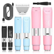 Unicorn NUOVO Trimmer bikini viso indolore per donna Rasoio corpo senza fili per viaggio Rasoio da donna sostituibile con IPX4 impermeabile