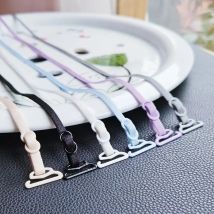 Tragbare 1 Paar Frauen Dünne Spaghetti Strap Unterwäsche Riemen Unsichtbare Schulter Gurt Nicht-slip Bh-träger 5 MM