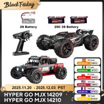 MJX 14209 14210 V3.0 1/14 RC Auto 75 km/h Brushless Hyper Go 2.4G Telecomando 4WD Off-road Racing RC Camion Elettrico Hobby giocattolo