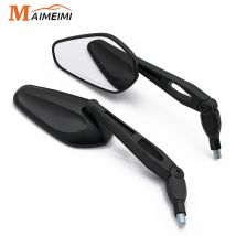 2 pezzi specchietto retrovisore universale per moto scooter e-bike manubrio specchietto retrovisore specchietto laterale elettromobile specchio pieghevole laterale posteriore