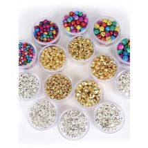 6mm/8mm/10mm/12mm/14mm 50-300Pcs Jingle Bells Iron Loose Beads Small For Festival Party Decoration/Christmas Tree Decorations