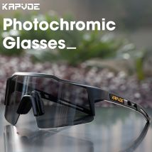 KAPVOE heißer Fahrrad Radfahren Sonnenbrille Frauen Fahrrad Radfahren Photochrome Gläser UV400 Wandern Brillen Mann Outdoor Sport Gläser