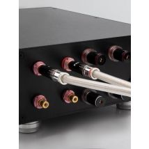 Pair Pure Sliver RCA Cable with Silver Plated RCA Plug Connector Interconnect Audio Cable 2RCA Male to Male Audio Cable for PA