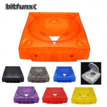 BitFunx Ersatz Shell Klar Fall Für SEGA Dreamcast Retro Video Spiel Konsole Transluzente Box Für
