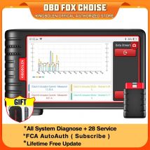 KINGBOLEN S6 OBD2 Scanner Tutti i strumenti diagnostici per auto del sistema 28 servizi BMS/TPMS/ABS Spurgo FCA AutoAuth Aggiornamento gratuito a vita