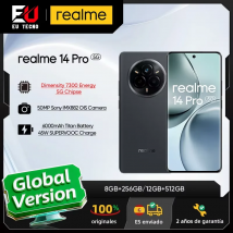 Globalna Wersja Realme 14 Pro 5G Smartphone 5G Procesor Dimensity 7300, Chipset, Kamera Sony IMX882 z OIS, Ekran