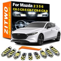 ZITWO Kit de bombillas LED para Interior para Mazda 2 3 5 6 CX-3 CX-5 CX-7 CX-8 CX-9 CX3 CX5 CX7 CX8 CX9 1996- 2017 2018 2019 2020 2021