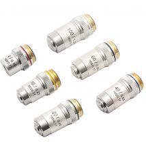 Microscopi biologici lente obiettivo acromatica 100X (olio) 4x10x20x40x60x195mm filo universale RMS distanza coniugata