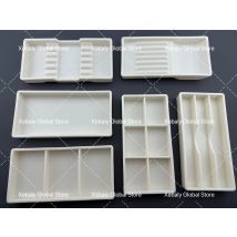 4Pcs Autoklavierbare Schrank Tabletts Kunststoff Schublade Organizer Für Zahnarzt Arzt Chirurgische Dental Tablett Leicht zu Reinigen Sterilisieren