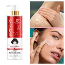 500ml DR.DAVEY Lozione per il corpo all'acido kojico Lozione per il corpo all'acido cogico di grande capacità Crema solare2Combination1Lozione per il corpo idratante