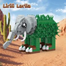 KNEW BUILT Mythisches Tier AI Shan Hai Jing Micro Mini Bausteinspielzeug – ideales Halloween-Geschenk für Kinder, pädagogisches Montagespielzeug