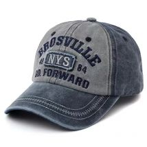 Retro Brief Stickerei Baseball Caps Männer Frauen Gewaschen Baumwolle Einstellbar Casual Hut Hip Hop Streetwear Sonnenhüte Y2k Hut