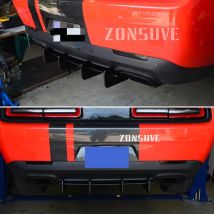 Für Dodge Challenger R/T 2015-2023 Jahr Heck diffusor Stoßstange Lippen Spoiler Splitter Body Kit Zubehör