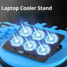 Hochleistungs-Laptop-Kühlerständer, tragbares Notebook-Kühlpad, leiser Lüfter, Wärmeableitungsbasis für optimale Laptop-Kühlung