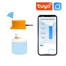 ME201W Tuya APP Sensore di livello del liquido olio diesel combustibile ad ultrasuoni wireless per acqua Indicatore di allarme Monitor del livello del serbatoio remoto