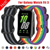 Nylon armband für Samsung Galaxy Fit 3 Sport geflecht elastisch Quick Kit Armband Armband für Galaxy Watch Fit 3 Band Zubehör