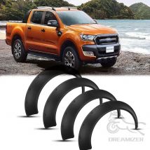 Guardabarros de arco de rueda para Ford Ranger, doble cabina, 2016, 2017, 2018, 2019, 2020, 2021, Wildtrak, T7, T8, MK2, MK3