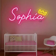 Insegna al neon personalizzata Insegna con nome personalizzato Luce notturna al neon a led Regali di compleanno Decorazione della camera da letto Insegna al neon a LED per matrimoni da parete