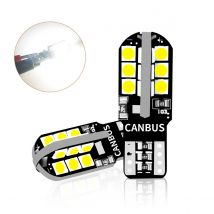 T10 W5W WY5W 5W5 2 Stück LED Anwendbar für Autos Bremsfahren Demonstrieren Breite Umrisslichter